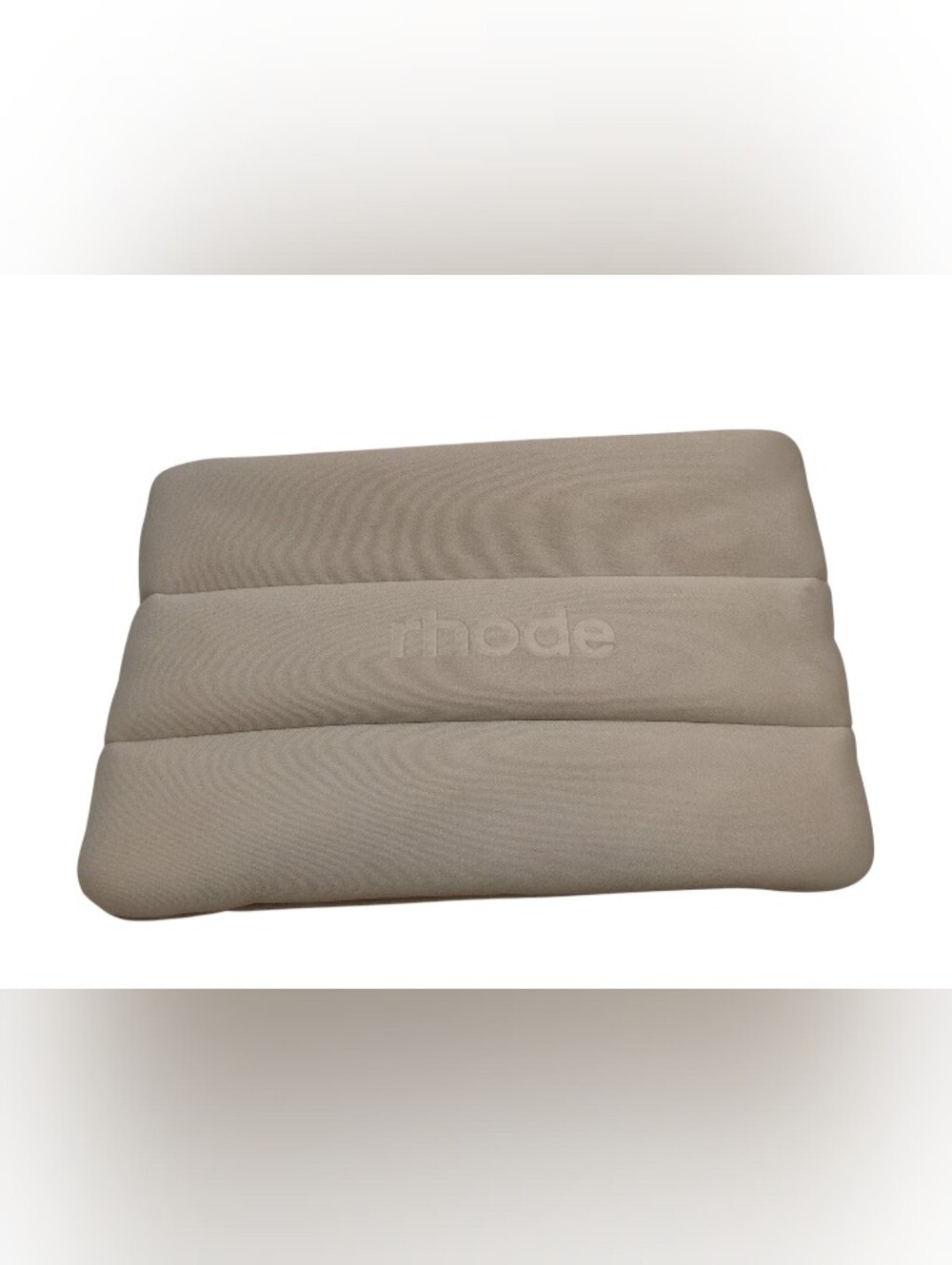 Rhode Skin Hailey Bieber Signature Puffy Bubble Bag Pouch Grey